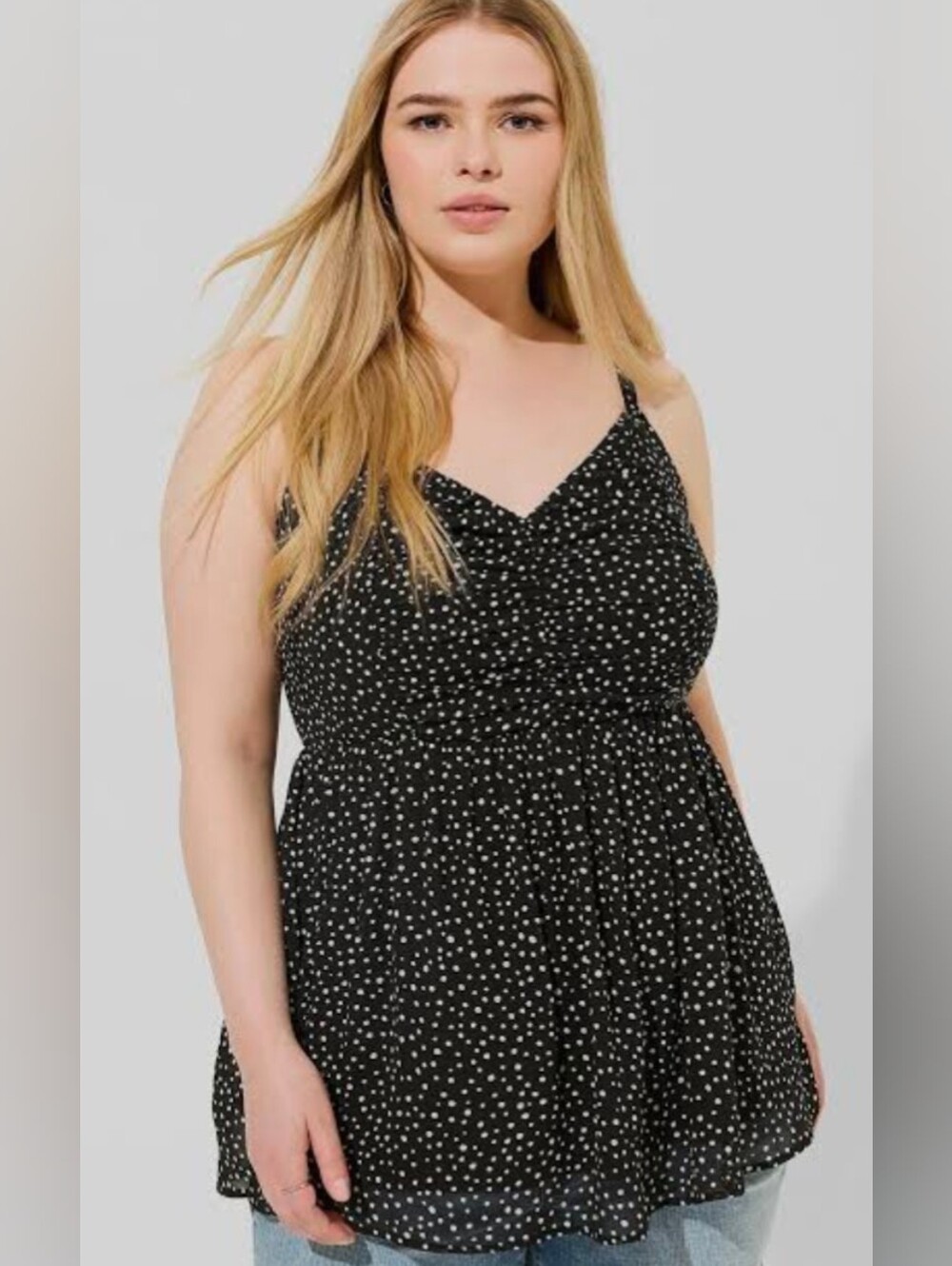 Torrid Babydoll Chiffon Top